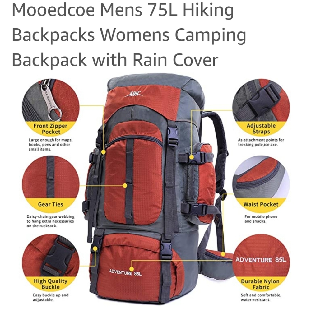 Waterproof Hiking Backpack.